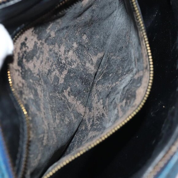 LOUIS VUITTON Epi June Feuille MM Shoulder Bag Blue M52155 LV Auth 82031 - Picture 10 of 16